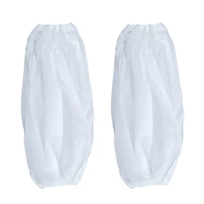 Одноразовый полиэтиленовый красный белый пластиковый женский нарукавник