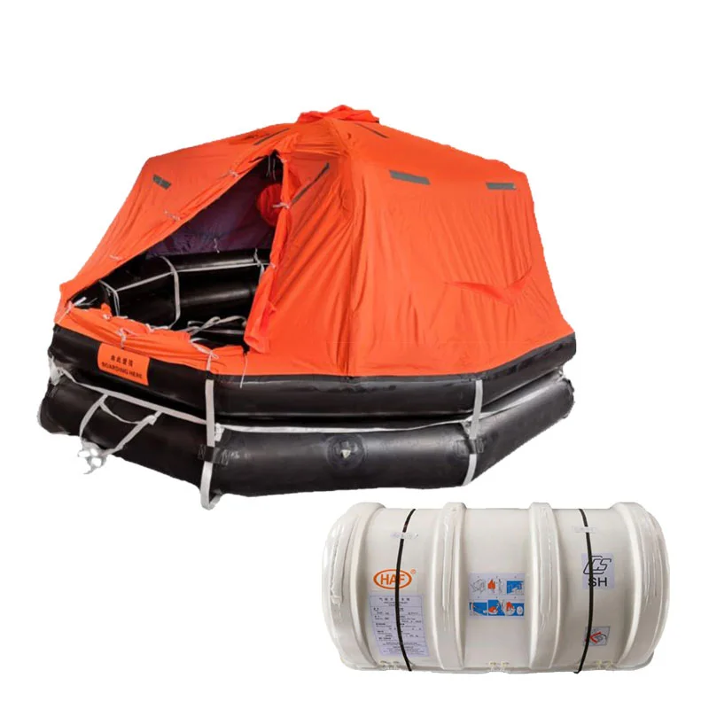 SOLAS approved inflatable liferaft fit for emergency lifesaving