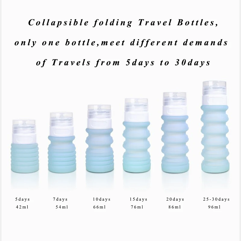 Amazon Hot Sale Travel Size Bottles Portable Refillable Hand Sanitizer Bottle Sanitizer Dispenser Shampoo Lotion Soap Bottles
