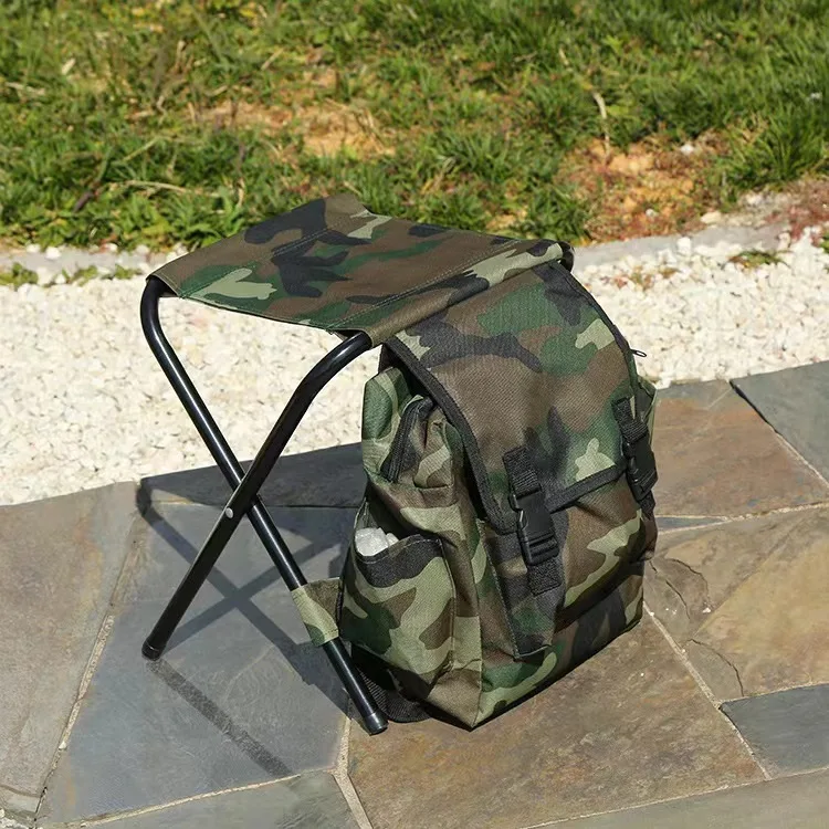 Outdoor Storage chair for Hiking Portable Backpack Chair for Camping Hunting fishing