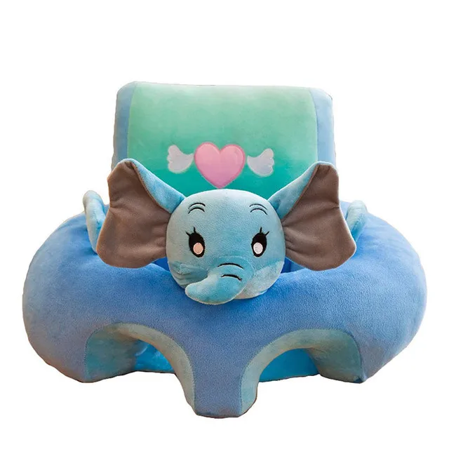 Hot selling plush toys cartoon baby study chair children sofa anti rollover design your own plush toy