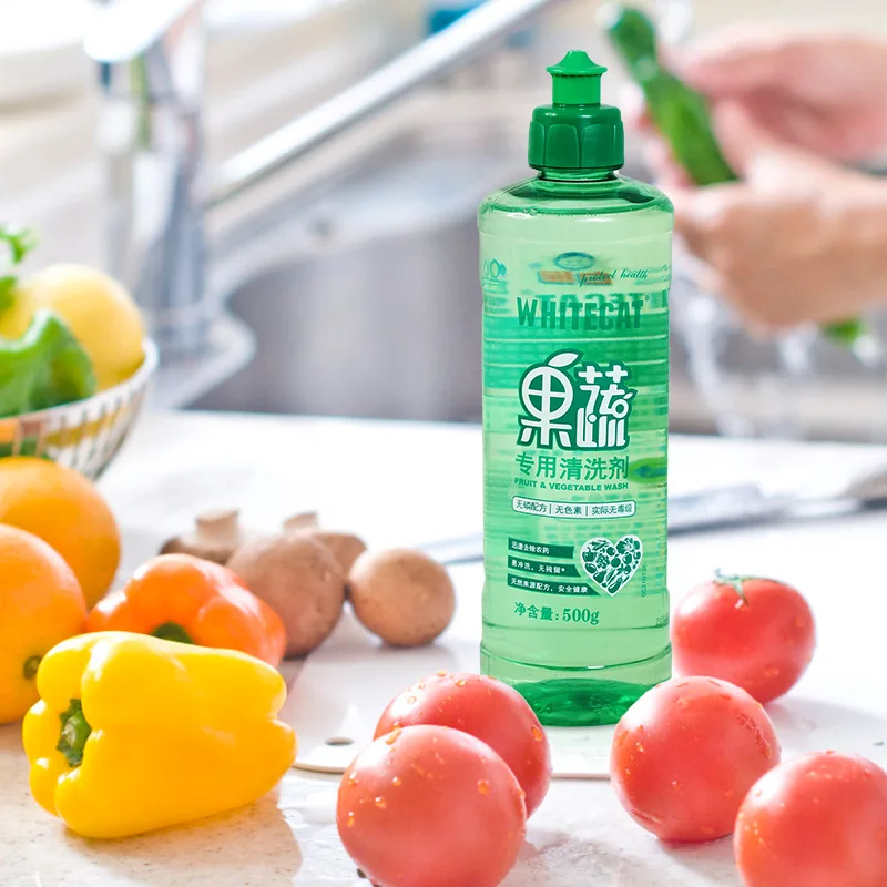 Clear RAW liquid for vegetables and fruits Whitecat