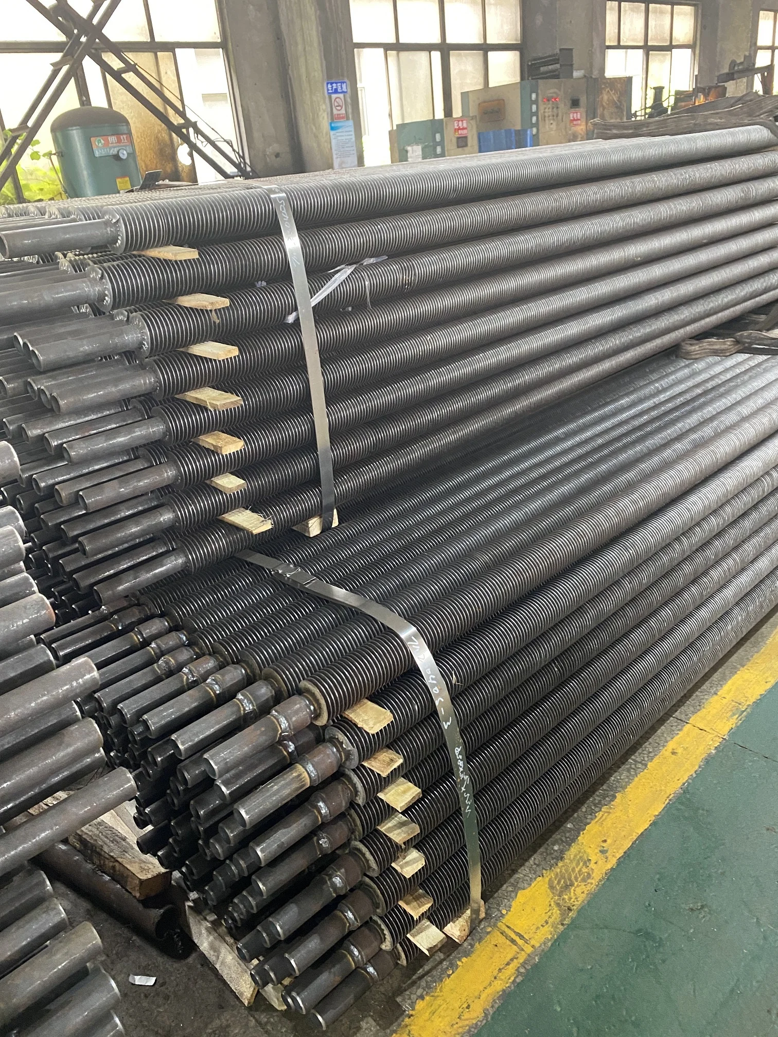 Special Seawater Spiral Steel Fin Tube Heat Exchanger for Gas Compressor