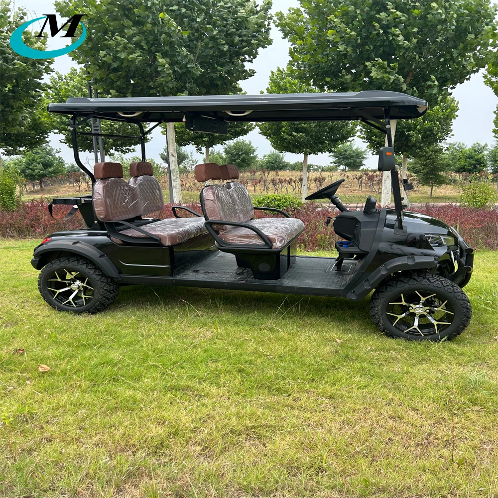 2024 New Support Oem 60V 5KW AC System Lithium Battery Powered 4 Seats Electric Golf Cart Prices Electric Golf Car
