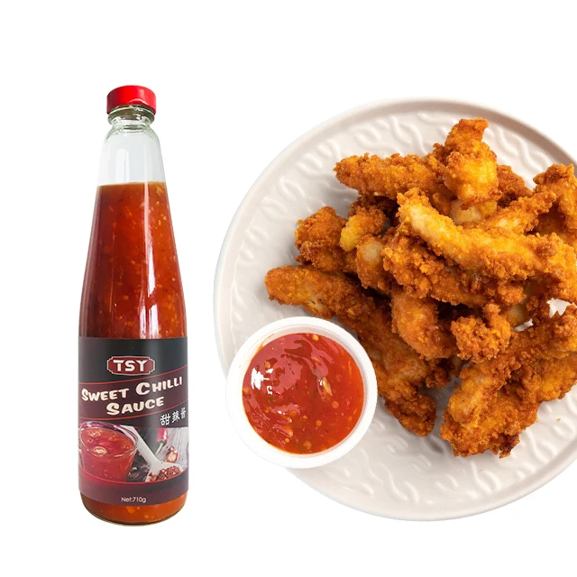 TSY Food HALAL Hot Garlic Tasty Brands Manufacturer Dubai Supermarket 482g Thai Sweet Chilli Sauce for Chicken