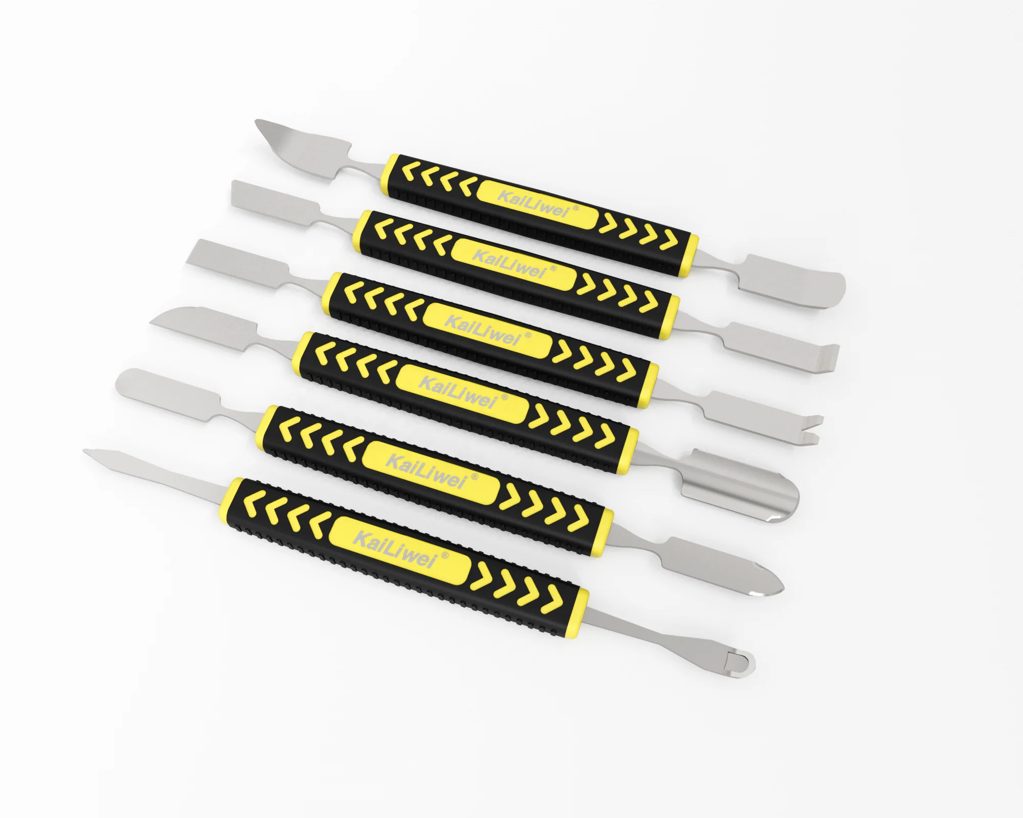 Metal Spudger 6pcs Set Small Pry Opening Hand Tools Kit For Mobile Phone Home Appliance Repair Disassemble Tools