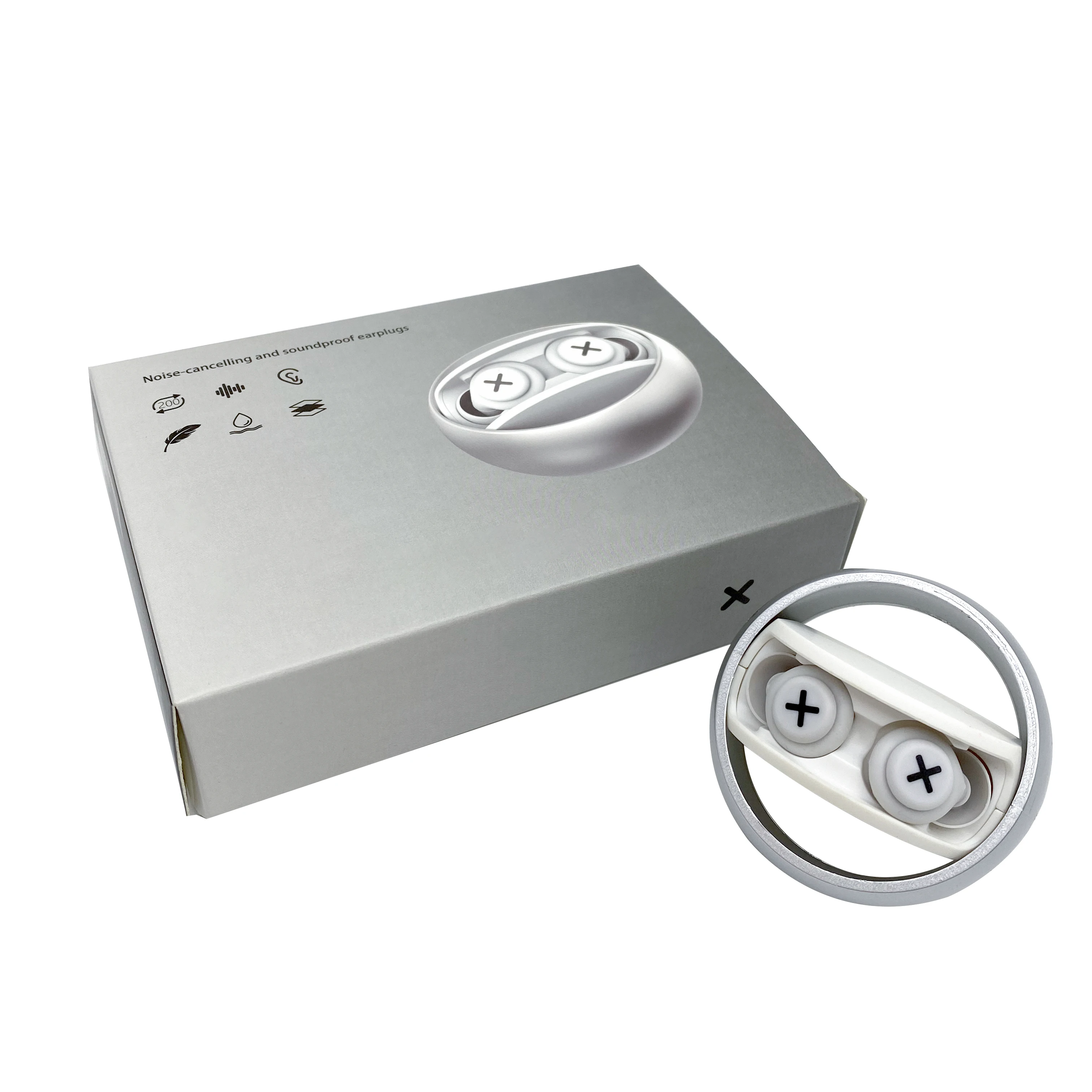 Wholesale Noise Reduction Reusable Hearing Protection Silicone Earplugs Comfortable Earplugs for Sleeping