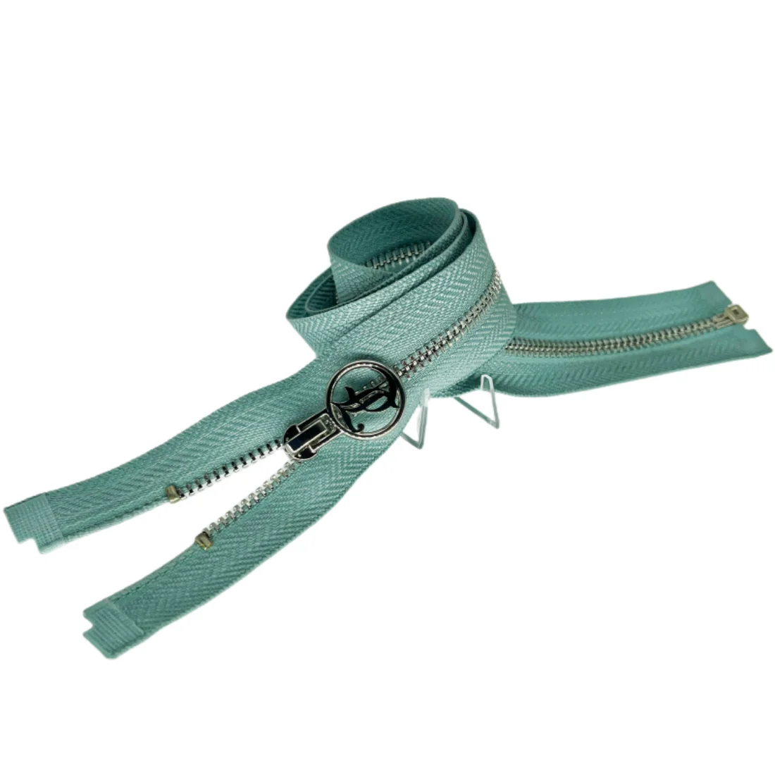 Customized Color 10-60cm metalized Open End Teeth Large men sport jacket Zipper 3# 4# 5# 8# 10#