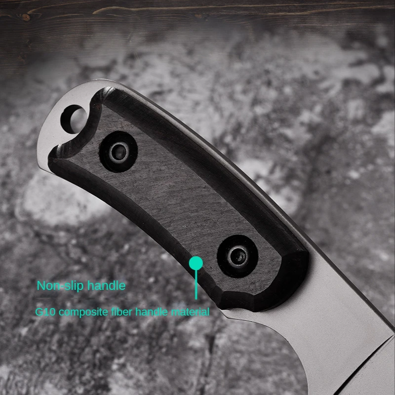 Custom Wholesale Hunting Camping Stainless Steel Survival Fixed Blade Knife Cuchillo With Kydex Sheath