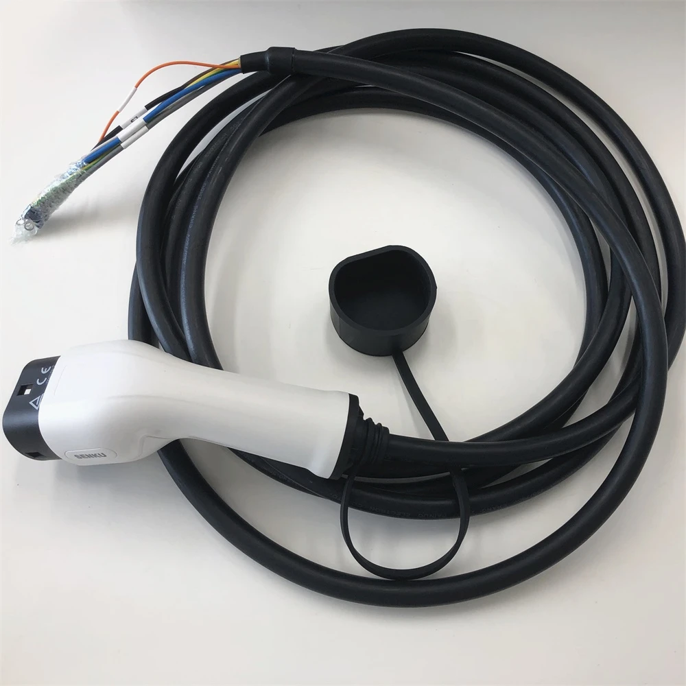 Зарядный штекер Iec 62196 типа 2, для зарядного устройства электромобиля, используется зарядный кабель для электромобиля 32a