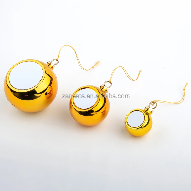 Hot Sell Personalized Printable Sublimation Christmas Tree Decoration Balls