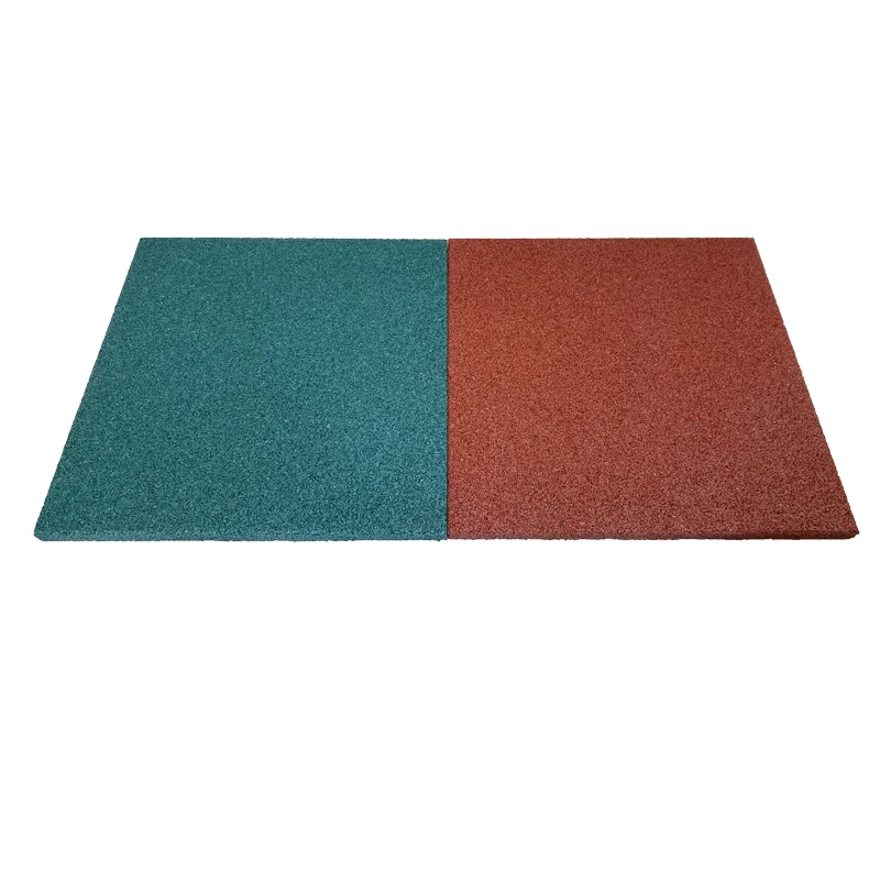 15-50mm thick rubber floor tile/gym rubber mat for playground