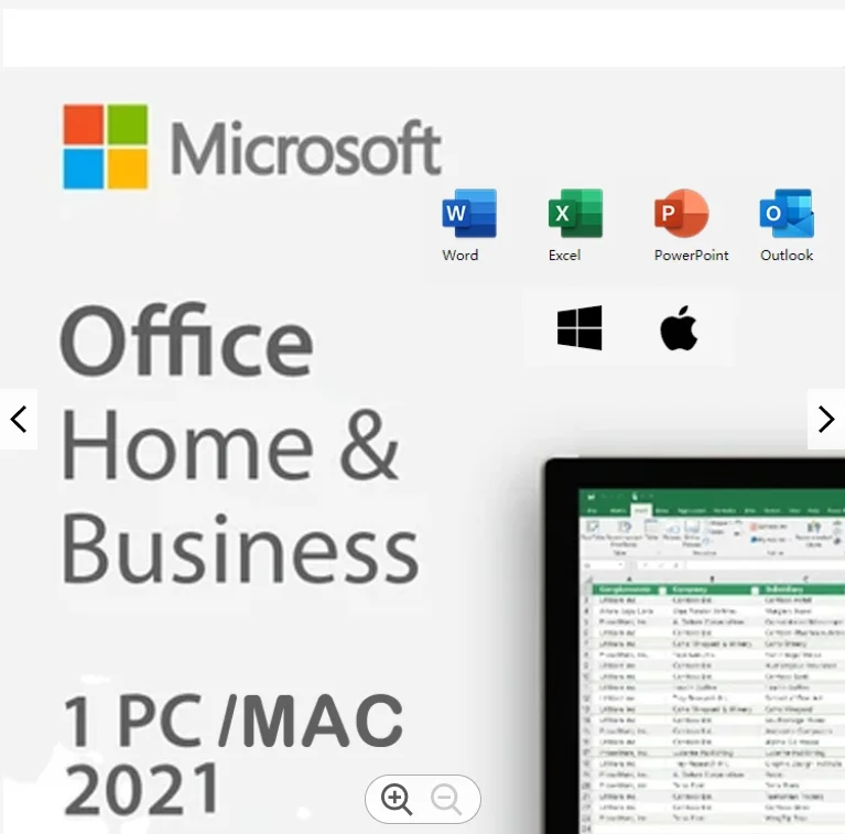 Новинка Ms office 2021 для дома и бизнеса Связной ПК-ключ продукция офиса программная карта