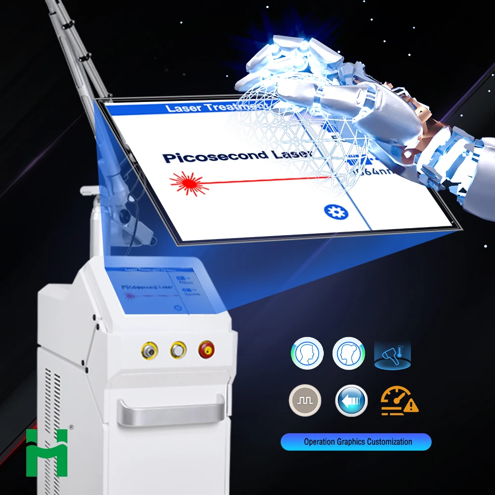 Pico laser machine pigment removal pico second tattoo removal machine pico laser beauty equipment