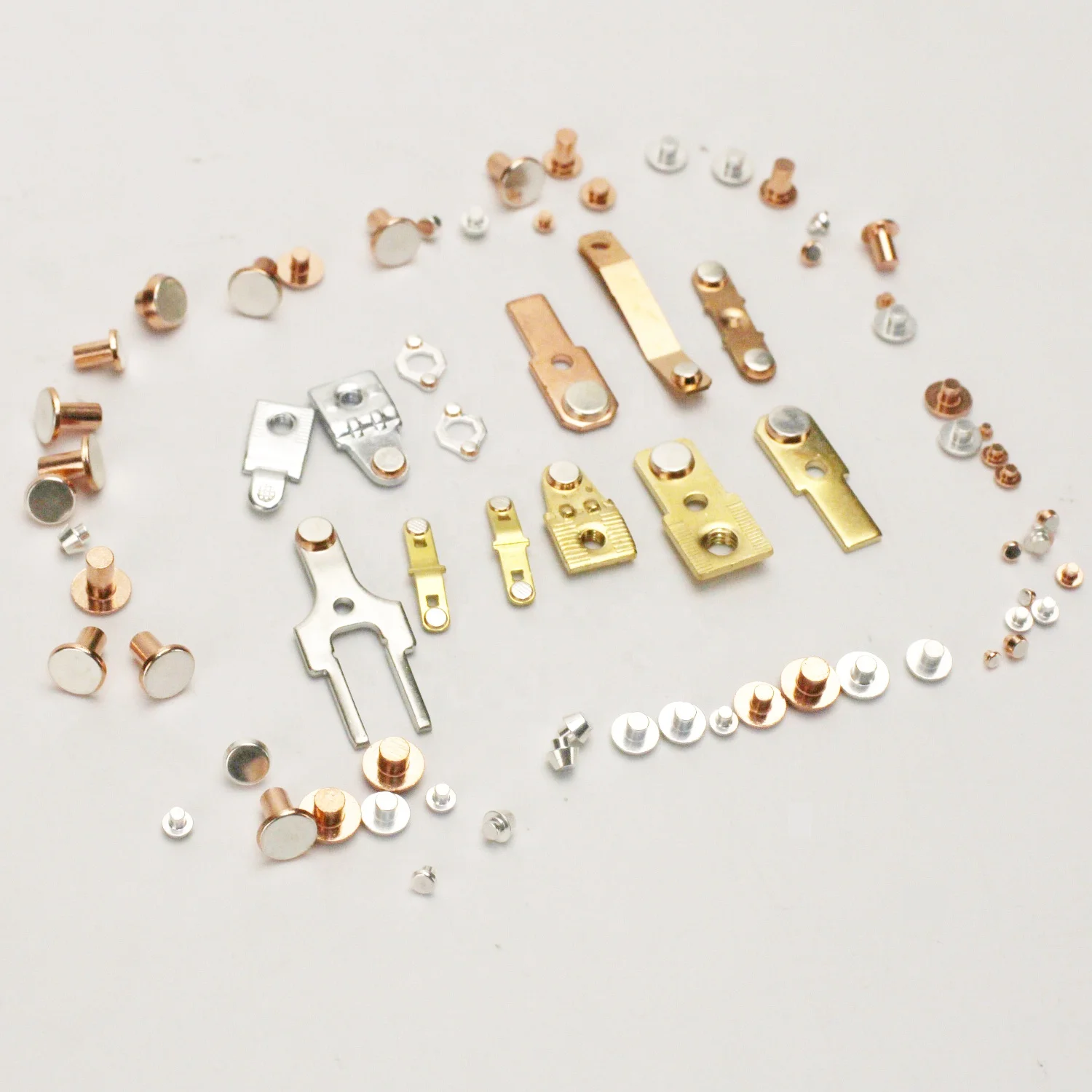 Aluminium Blind Solid Contact Rivet for Thermal Overload Switch