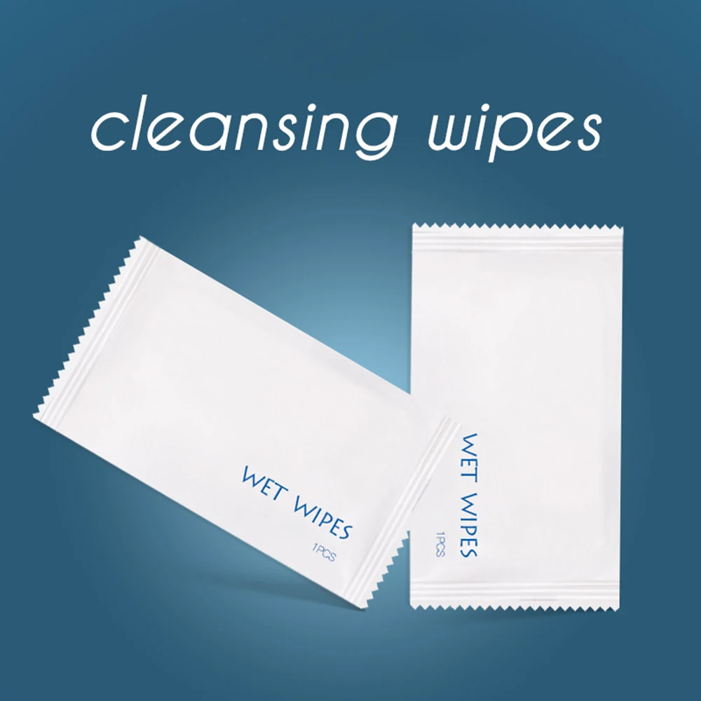 Disposable Portable Indivally Wrapped Hotels Restaurants Airlines Cleaning Tissue Wet Wipes