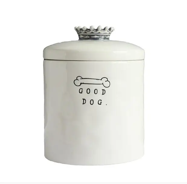 Ceramic Bread Pan Dog Treat Jars