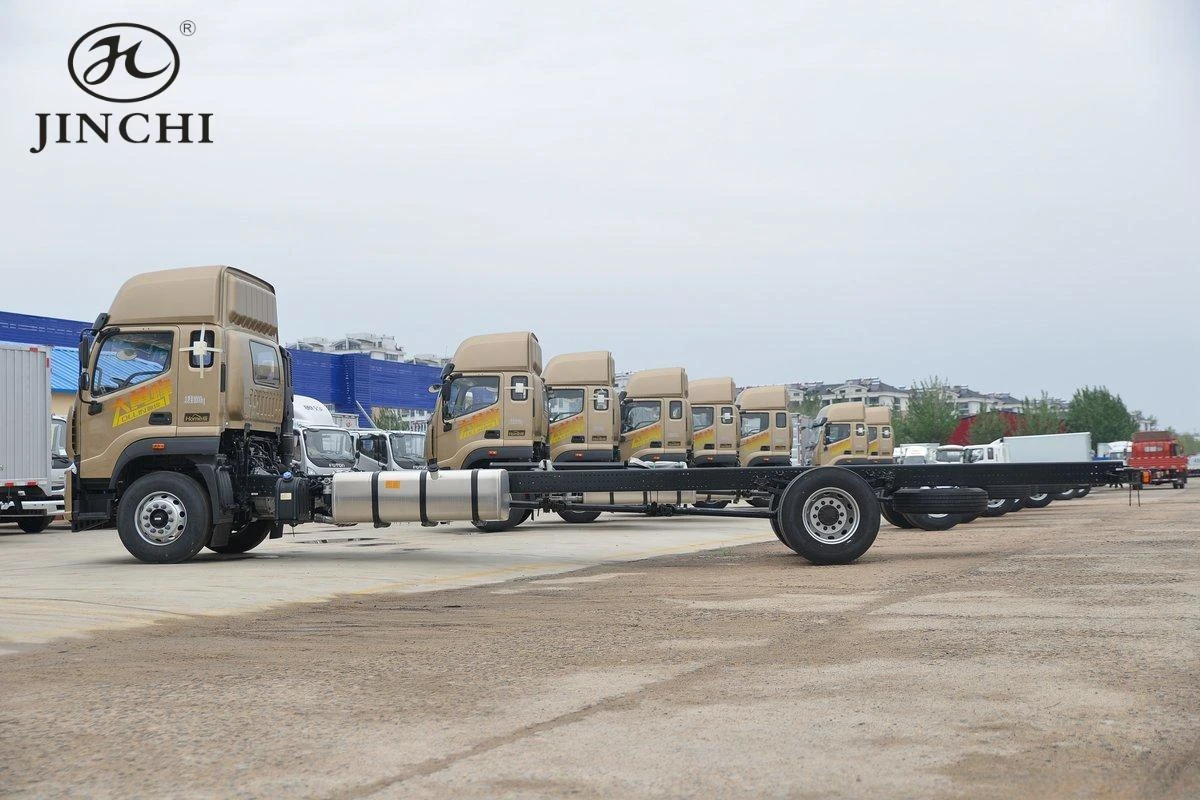Foton OLLIN hornet chassis off road 4x2 truck chassis with 6.23L/4.5L displacement 6 cylinder Cummins engine delivery truck