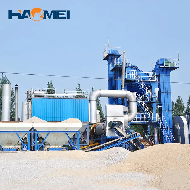 Hot Mix Bitumen Asphalt Mixing Plant - 40 ton 60 tph Drum Mix Plant Batch Type