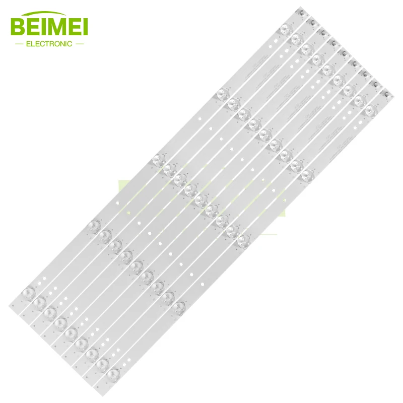 TV backlight strip ShineOn 2D01328 Rev.8 YAL13-0053528H-01 IC-A-SKA49D344LED  for SKYWORTH 5LED 6V 9pcs/set