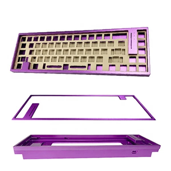 
High Precision OEM Custom 6 5 axis Titanium Brass Carbon Steel Aluminum Parts Mechanical Services Center CNC Machining Keyboard 
