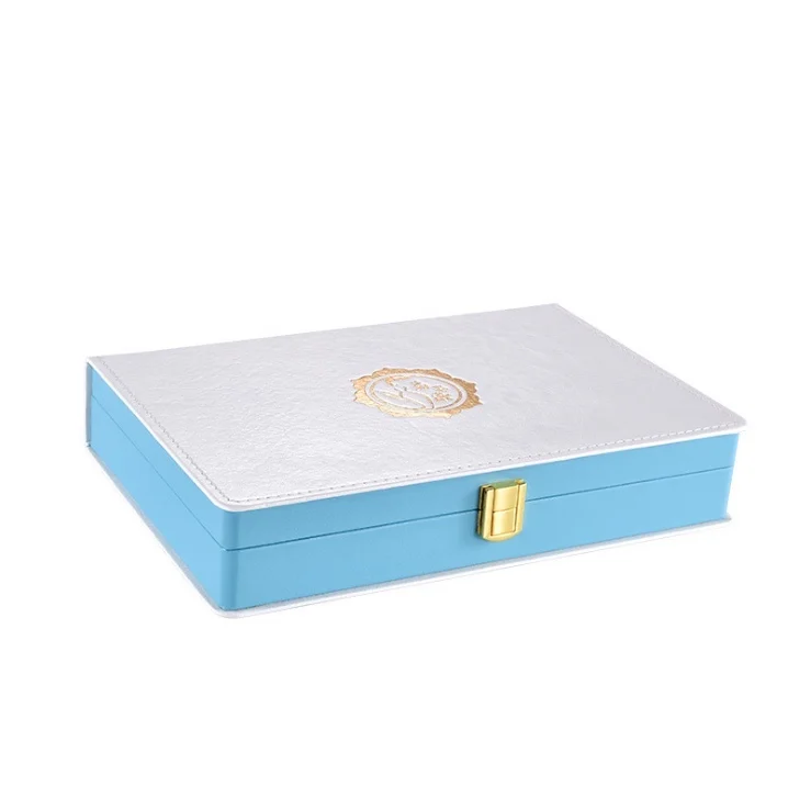 
Manufacturer Custom Luxury PU leather box with insert tray Packaging Boxes for Bottle 