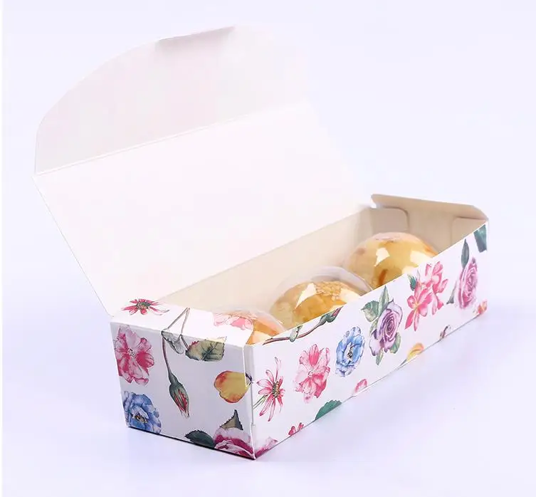 20 piezas INS Flamingos-caja larga de regalo para boda carton para galletas y dulces recuerdo de macarron regalo macaron box
