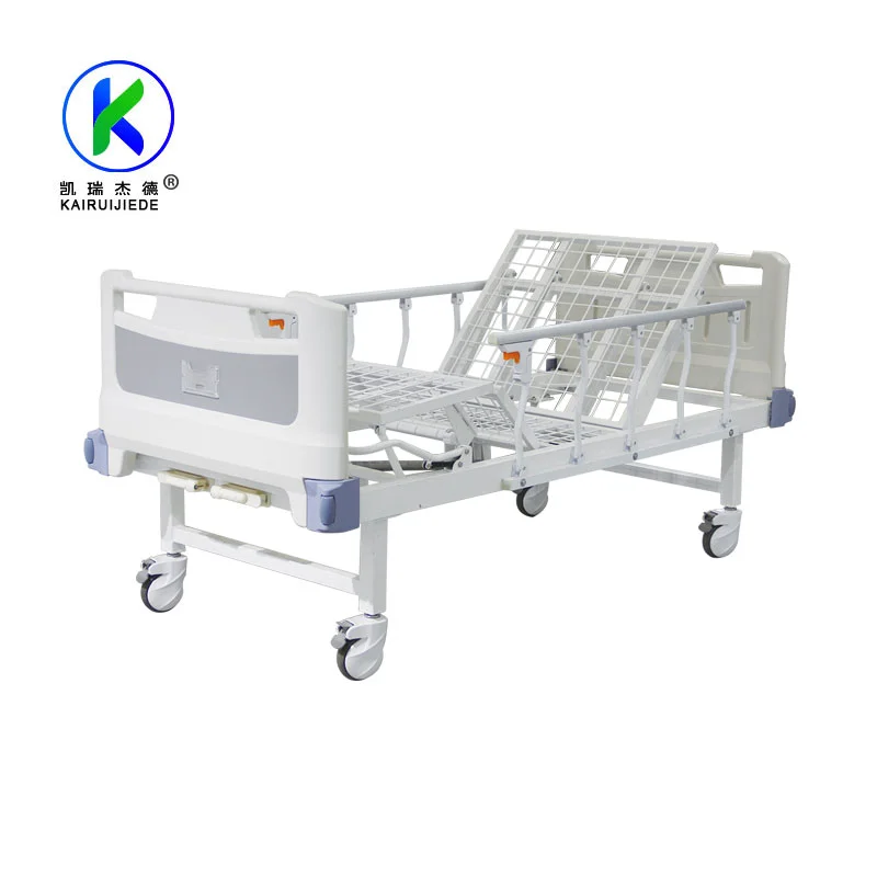 Other medical consumables good quality two crank mechanical medical bed for the hospital and clinic