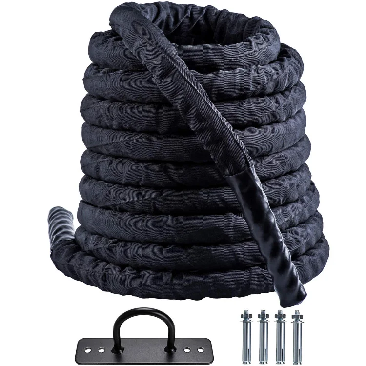 38mm*3m 100% Poly Dacron Heavy Battle Ropes for Strength Training Cardio CrossFit Exercise Rope