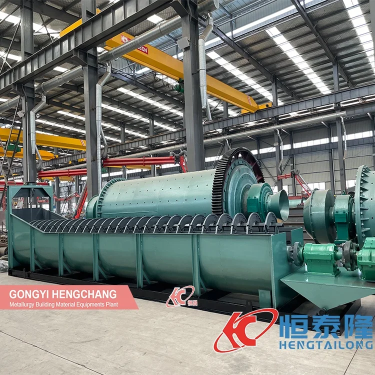 High efficiency gold washing mineral processing rivestone silica sand screw double spiral classifier machine price