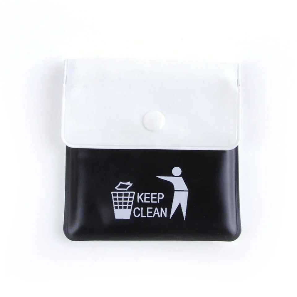 2023 Factory Custom Logo Custom Logo Eco-friendly Portable Mini Pocket Ashtrays Promotional Bag Porcelain PVC Ashtray Pocket