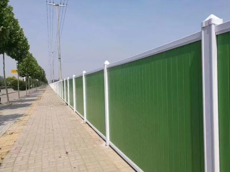 Modern Design PVC Security Fence Wrought Iron Chain Link Trellis Driveway Farm 2m Square Hole Fence Posts Flat Fence Post Caps