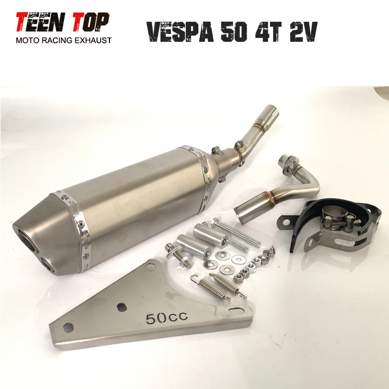 TeenTop Vespa Lx 50 / Primavera Sprin Piaggio Zip 2000 4t 2 клапаны выхлопной системы двигателя