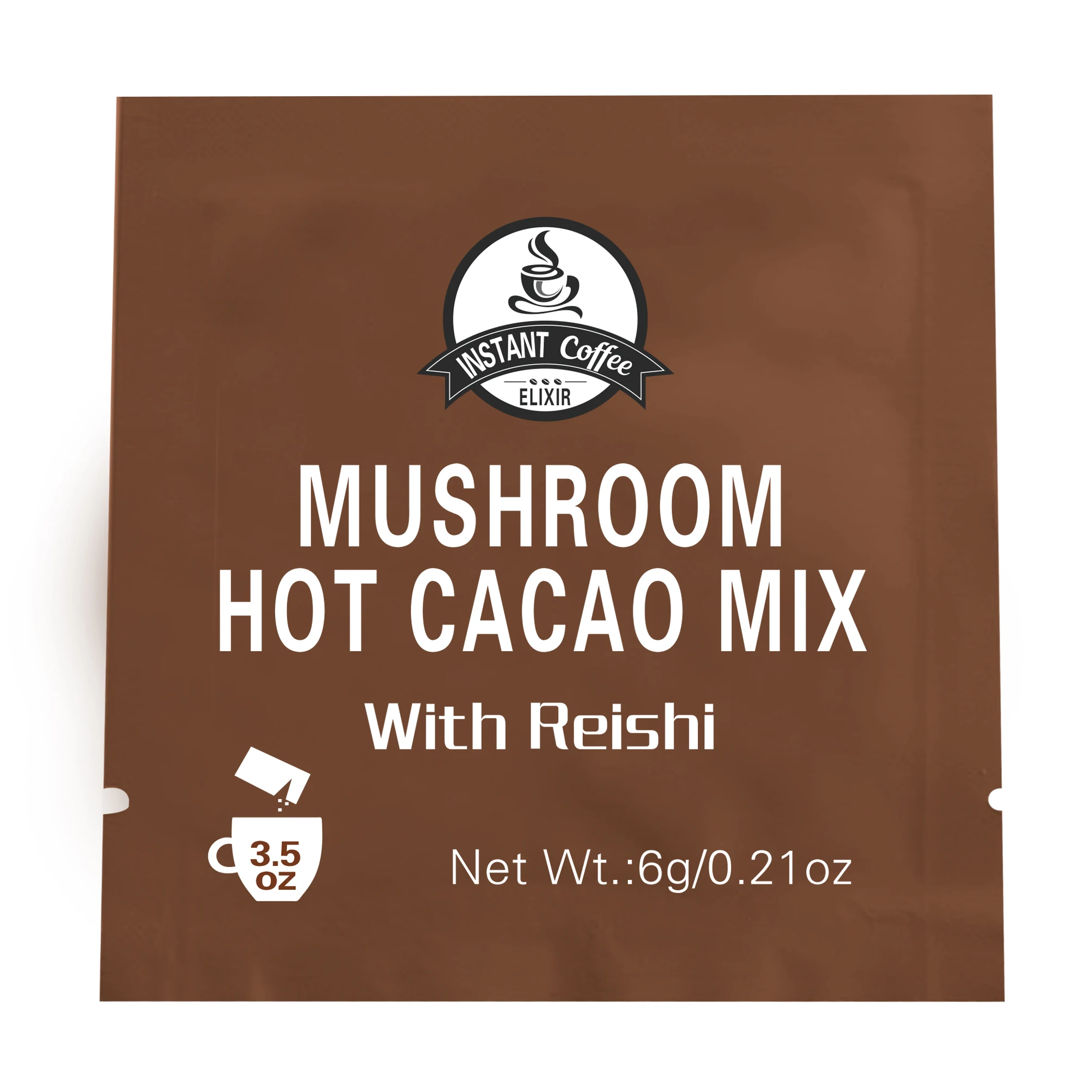 
Top Quality Private Label Mushroom Hot Cacao Mix with Reishi Instant Coffee 