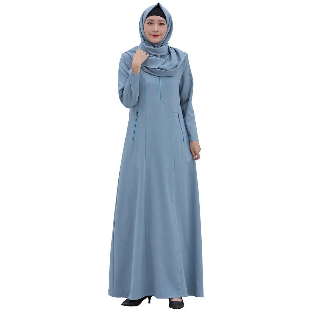 2021 latest design white nation OEM era fabric packaging PCS color era afghan burqa