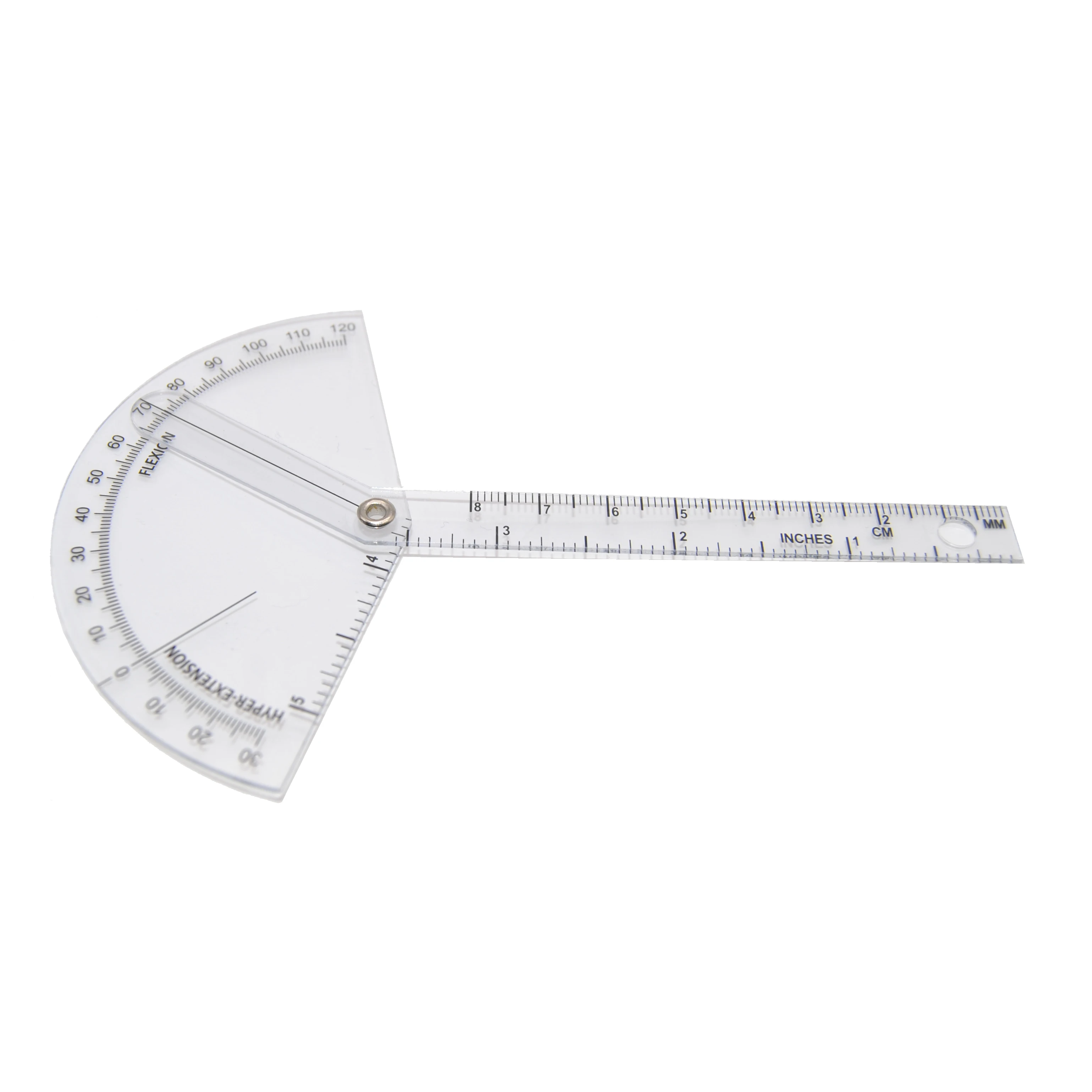 120 Degree Protractor plastic Angle Finder Goniometer Angle Measuring Ruler for medical