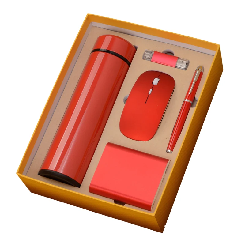 Custom Luxury Corporate work gift Promotional Vacuum Cup Souvenir Gift For Business Gift Set