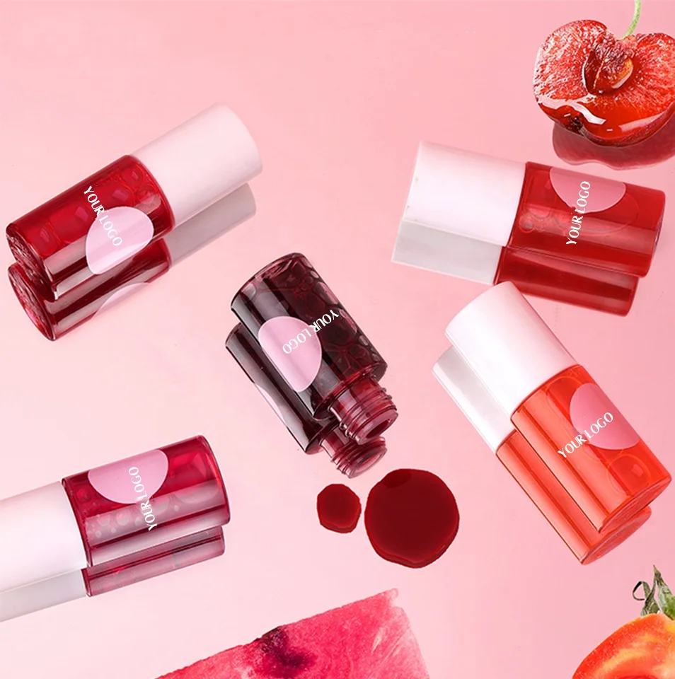 Custom Logo Lip And Cheek Tint Rebranding Lip Stain Gloss Waterproof Long Lasting Wear 24 Hour Vegan Private Label Lip Tint