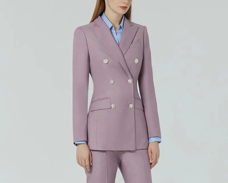Manufacturer Wholesale Clothing Manufacturer Women Formal Office Trouser Two Piece Sets Women Suits and Tailcoats