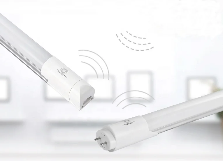 High Lumen Efficiency 1200mm 4ft Auto Dimming 14W 2100LM  T8 LED Tube Light with Built in Motion Sensor