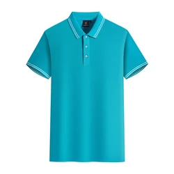 Hot Selling Short Sleeve Polo T-shirt Suitable for Custom Logo Men leisure time Polo Shirt