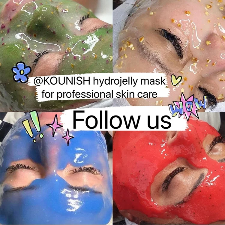 Beauty Cbd Face Maskss Private Label Organic Rose Flower Korean Skin Care Peel Off Jelly Powder Skincare Facial Mask