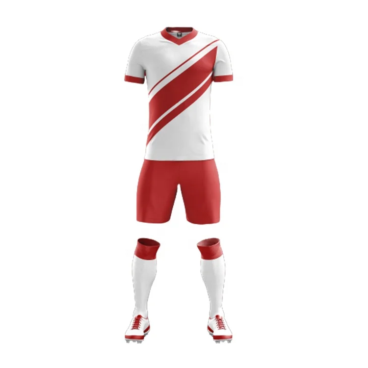 Club Soccer Jersey Team Latest Designs Soccer Teams Suits Set Football Custom Full Soccer Kit For Sale