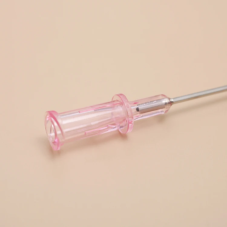 Straight 17G 70mm Length Purple Thin Wall PP PC Surgical Medical Use Disposable Introducer Needles