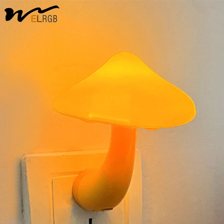 Современная лампа для сна с грибами ультратемная Ночная спальни светодиодный источник света сертифицированный ROHS