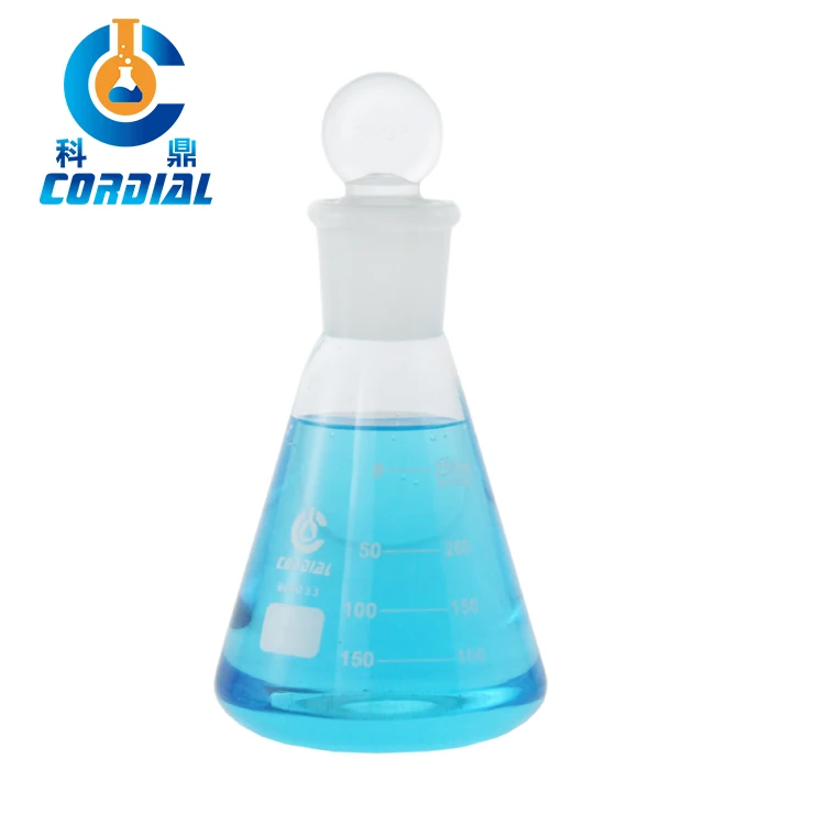 1122 CORDIAL Conical Flask flasks with glass stoppers