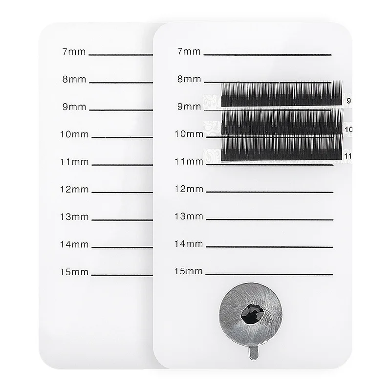 Acrylic Eyelash Board Grafting Lash Scale Plate Lash-Tray Strip Stand Thick Eyelash Extension Glue Holder