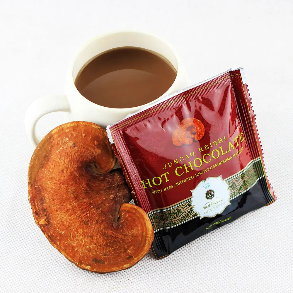 OEM  ODM Hot Chocolate Instant Mushroom Reishi Lions Mane Chaga Coffee with Private Label