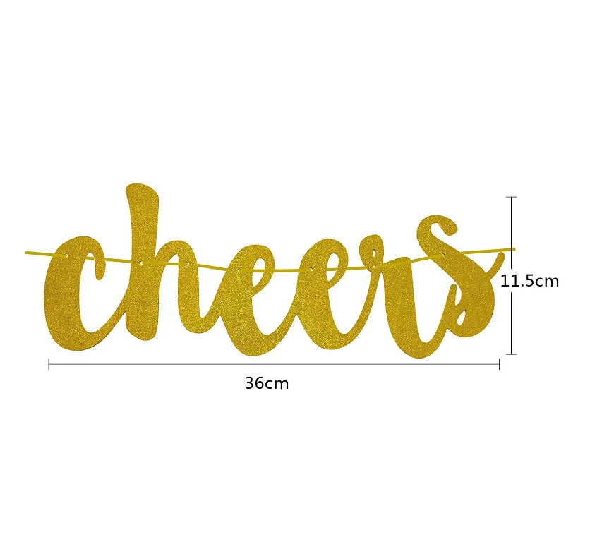 30th декорации ко дню рождения комплект ура до 30 лет баннер с Блестящими Золотыми буквами; Обувь для свадьбы; Для вечеринок по случаю Дня рождения