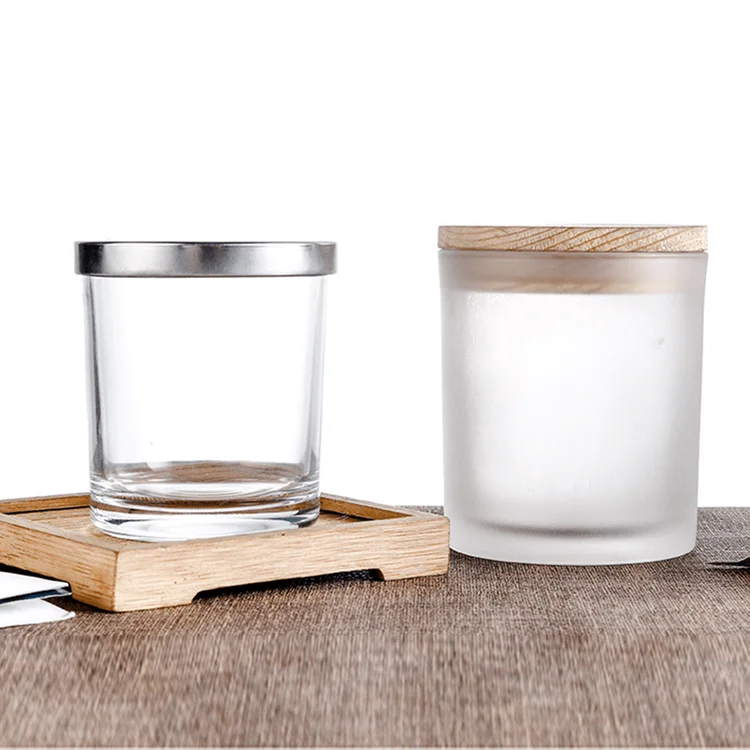 wholesale empty glass candle jars candle holder candle vessel